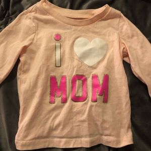 I LOVE MOM shirt